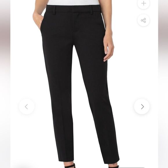 LIVERPOOL KELSEY STRAIGHT KNIT TROUSER BLACK SIZE 22W NWT - Picture 1 of 7